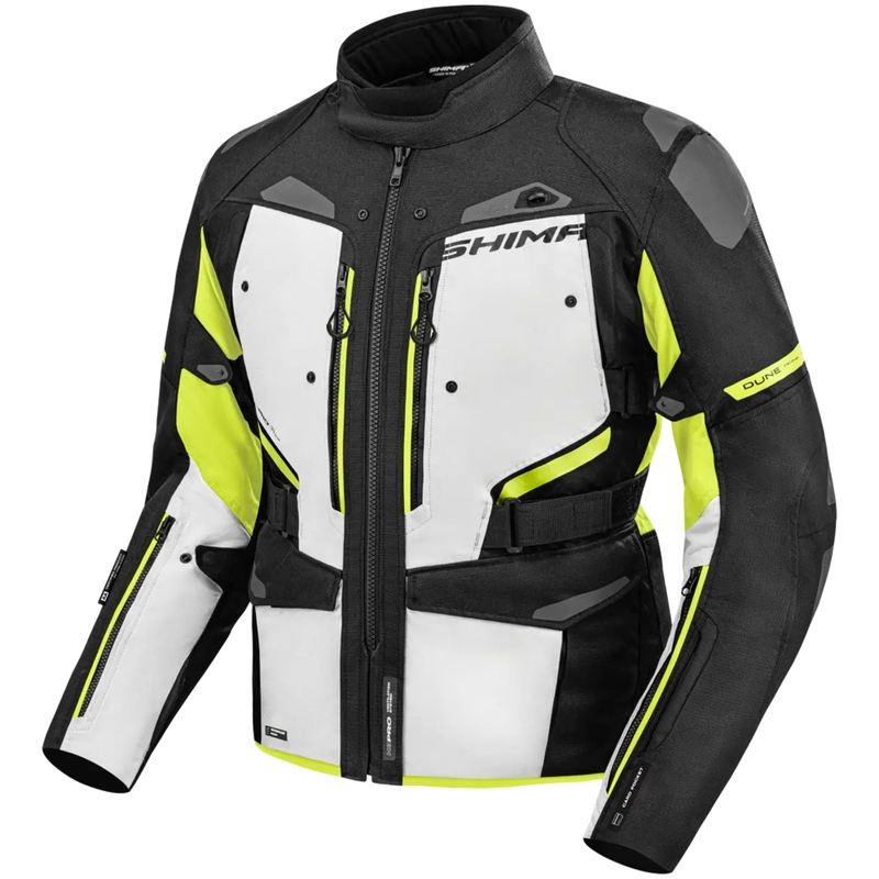 Motorjas Shima Dune fluo geel