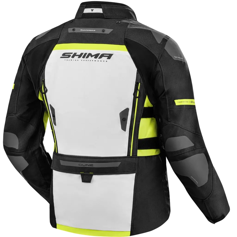 Motorjas Shima Dune fluo geel