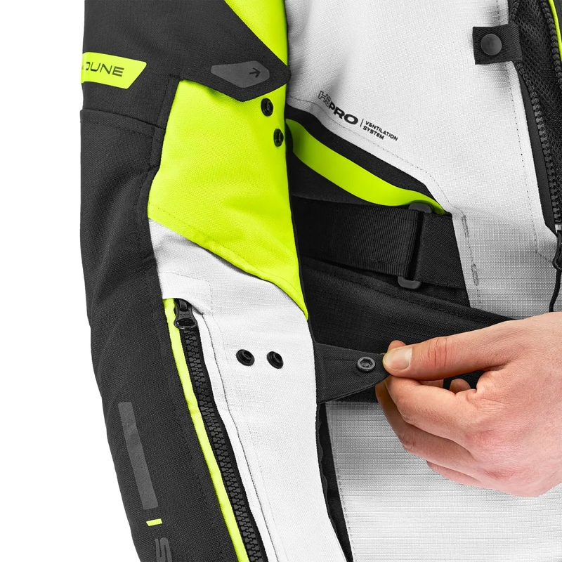 Motorjas Shima Dune fluo geel