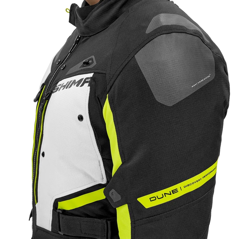 Motorjas Shima Dune fluo geel