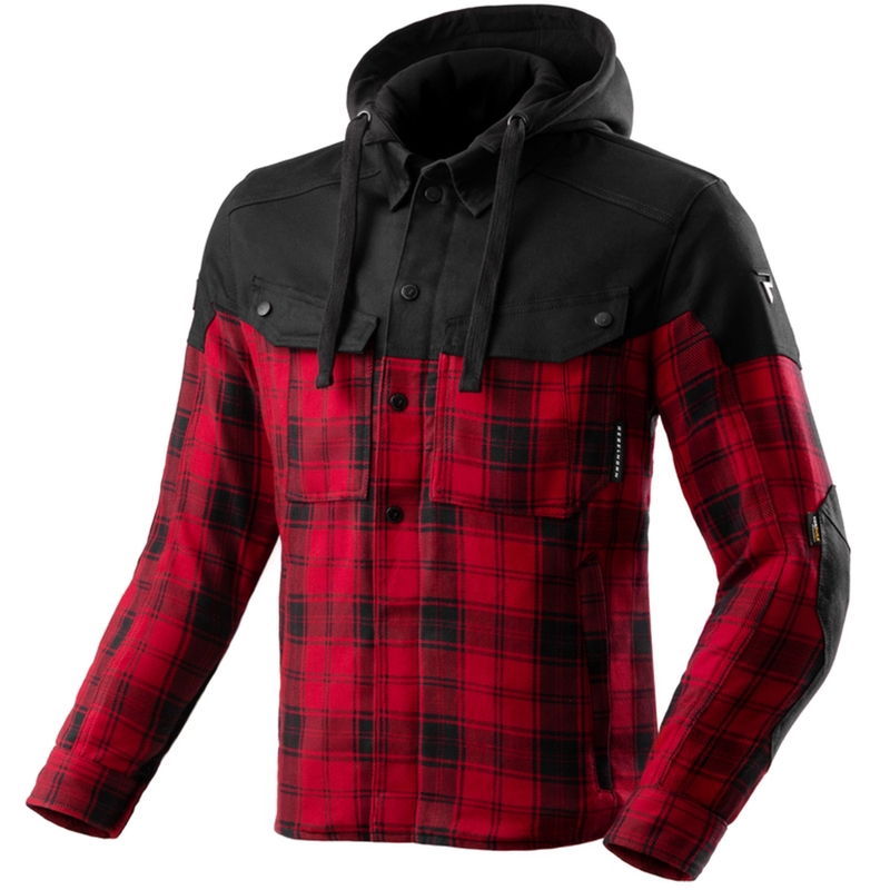Rebelhorn Shifter motorshirt zwart-rood