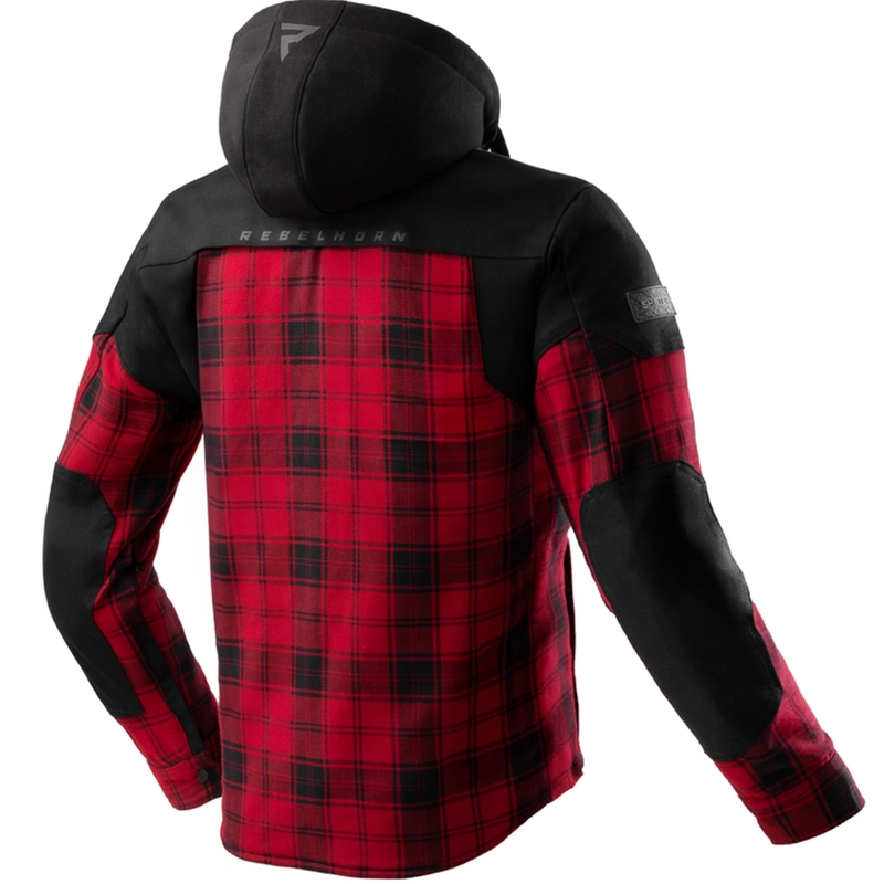 Rebelhorn Shifter motorshirt zwart-rood