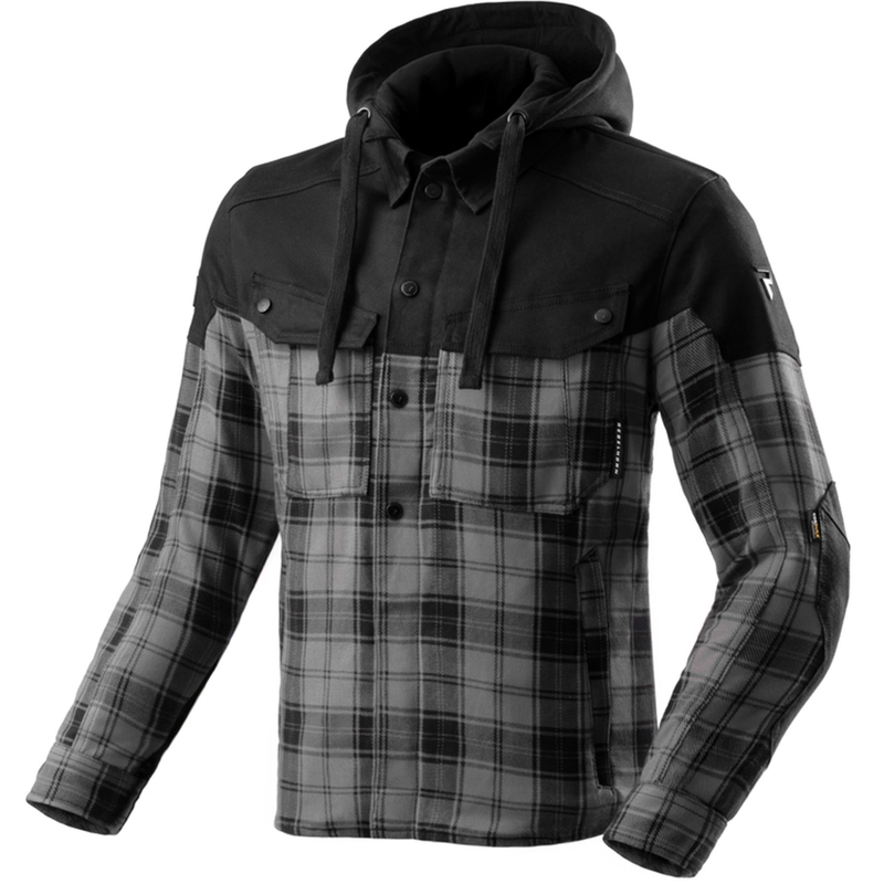 Rebelhorn Shifter motorshirt zwart-grijs