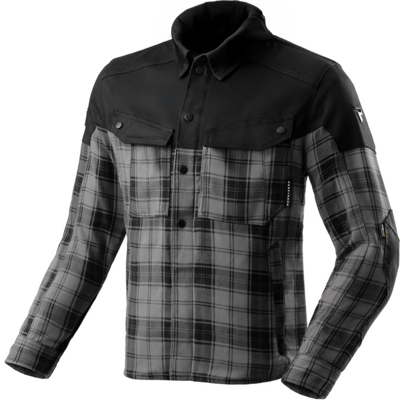 Rebelhorn Shifter motorshirt zwart-grijs