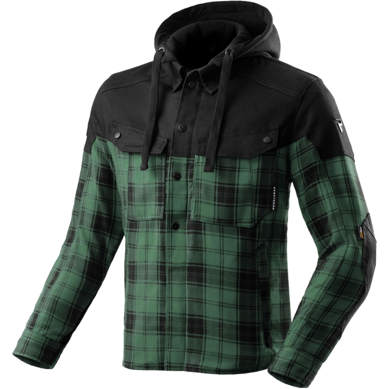 Rebelhorn Shifter motorshirt zwart-groen