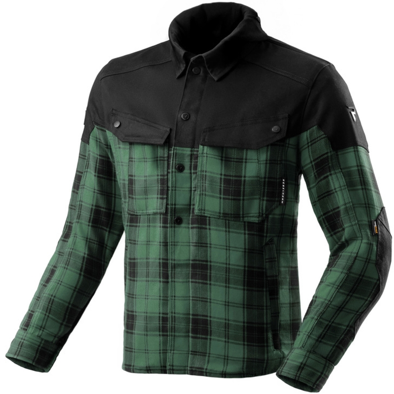 Rebelhorn Shifter motorshirt zwart-groen