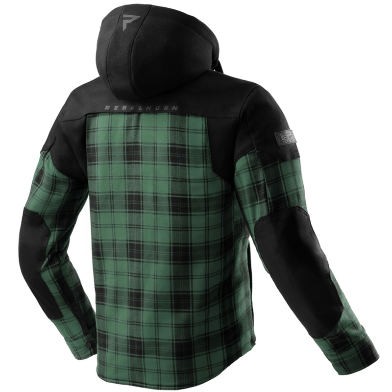 Rebelhorn Shifter motorshirt zwart-groen