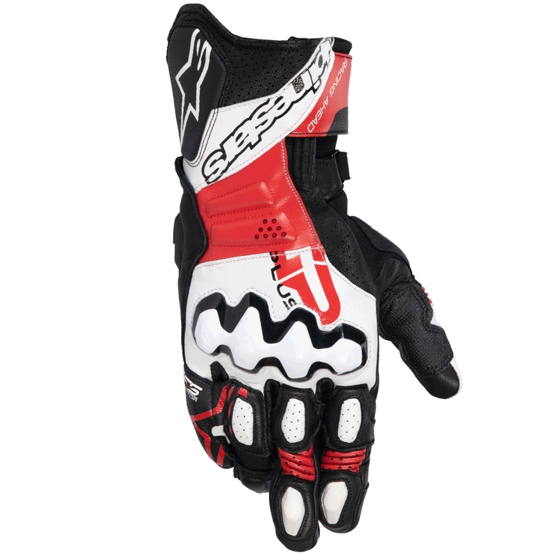 Alpinestars GP Plus R V3 motorhandschoenen zwart-wit-rood
