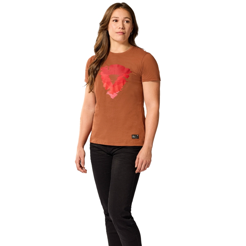 Revit Heather Dames T-shirt Rood