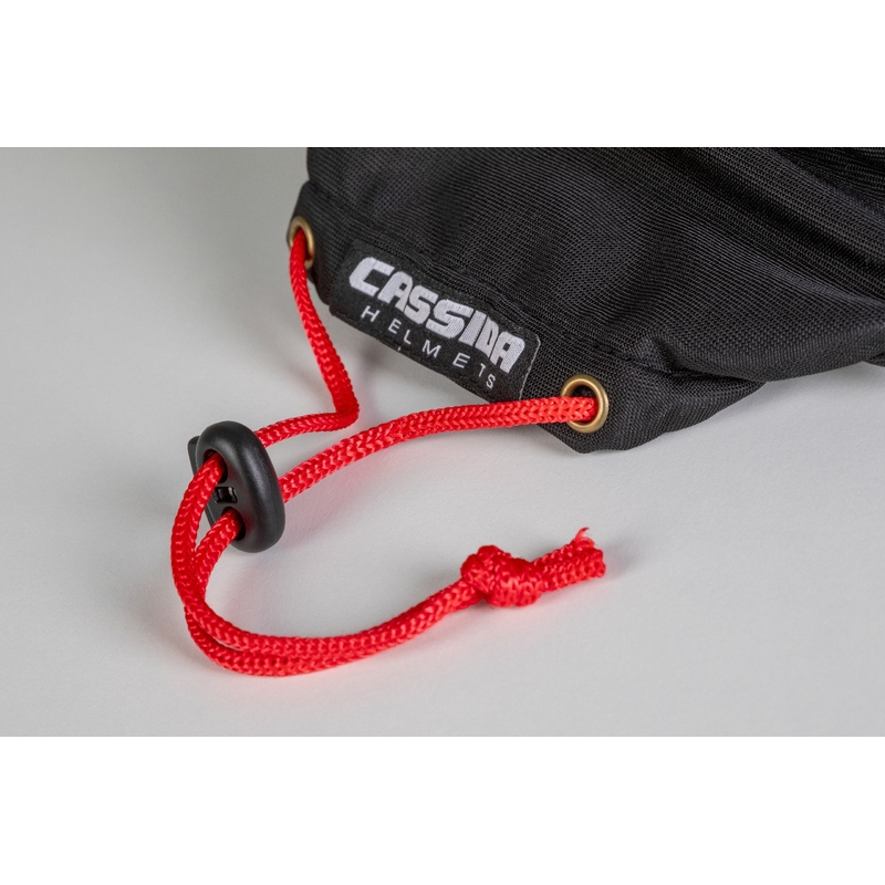 Tas voor open, integraal en klaphelmen premium Cassida zwart
