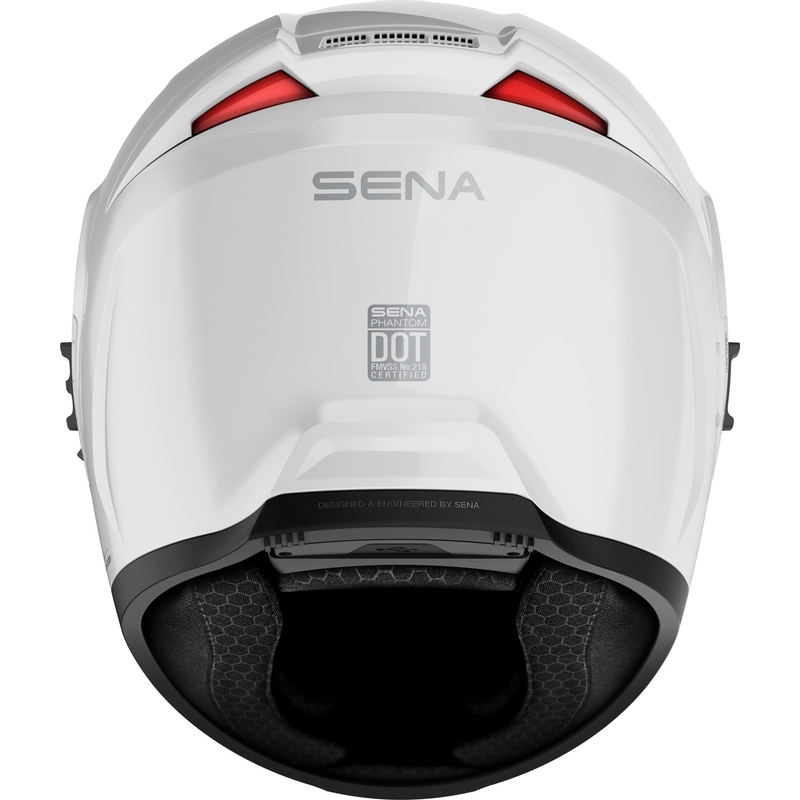 SENA integraal motorhelm met Phantom headset, wit