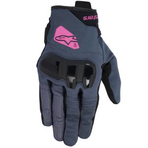 Alpinestars Chrom V2 Dames Motorhandschoenen Donkergrijs-Zwart-Paars