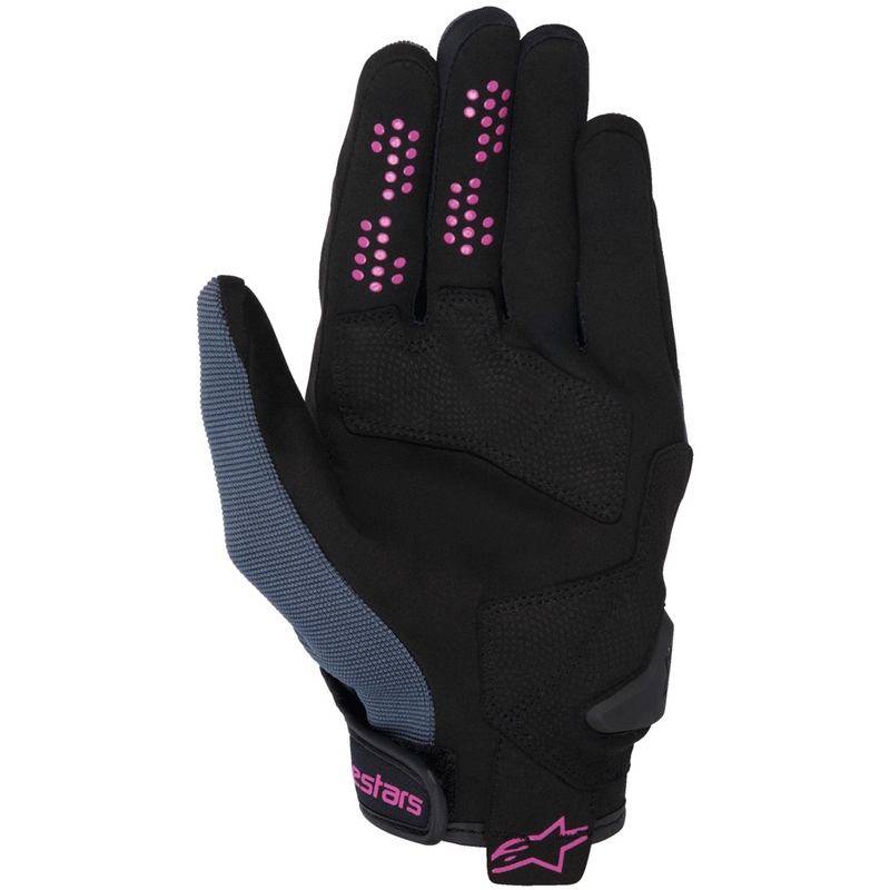 Alpinestars Chrom V2 Dames Motorhandschoenen Donkergrijs-Zwart-Paars