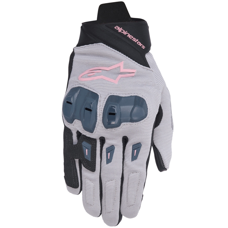 Alpinestars STELLA SP X 1 dames motorhandschoenen grijs-zwart-donkergrijs-roze