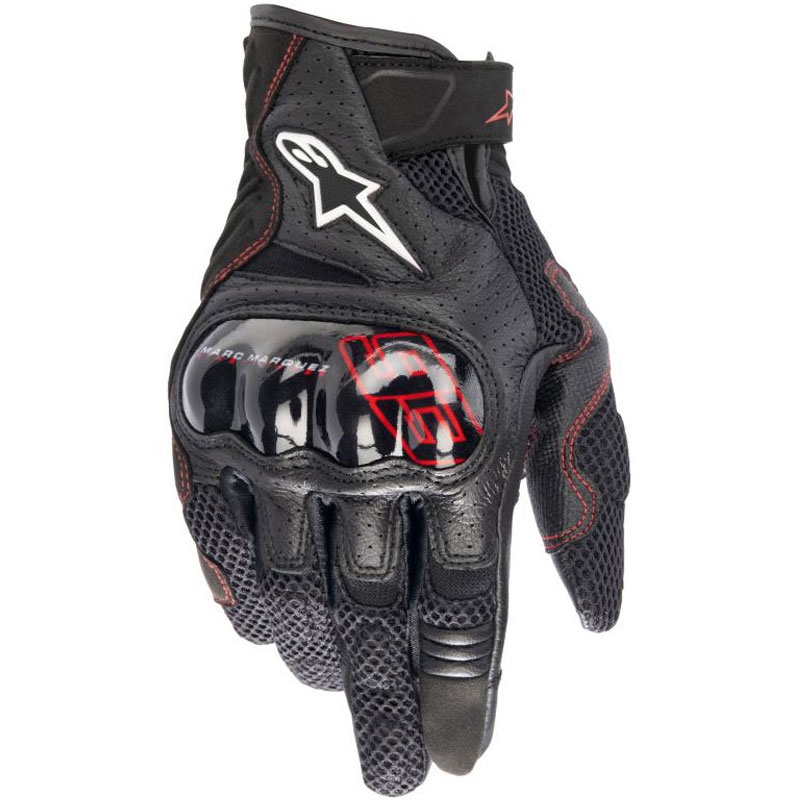 Alpinestars Rio Hondo V2 Air MM93 motorhandschoenen zwart-rood collectie