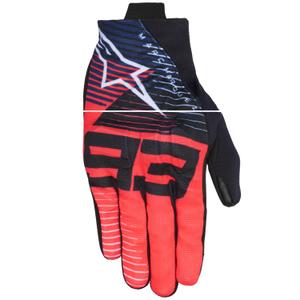 Alpinestars Reef V2 MM93 Motorhandschoenen Collectie Collectie Fluo Rood-Blauw-Wit