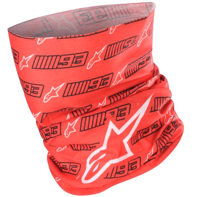 Alpinestars MM93 nekwarmer collectie rood-zwart-wit
