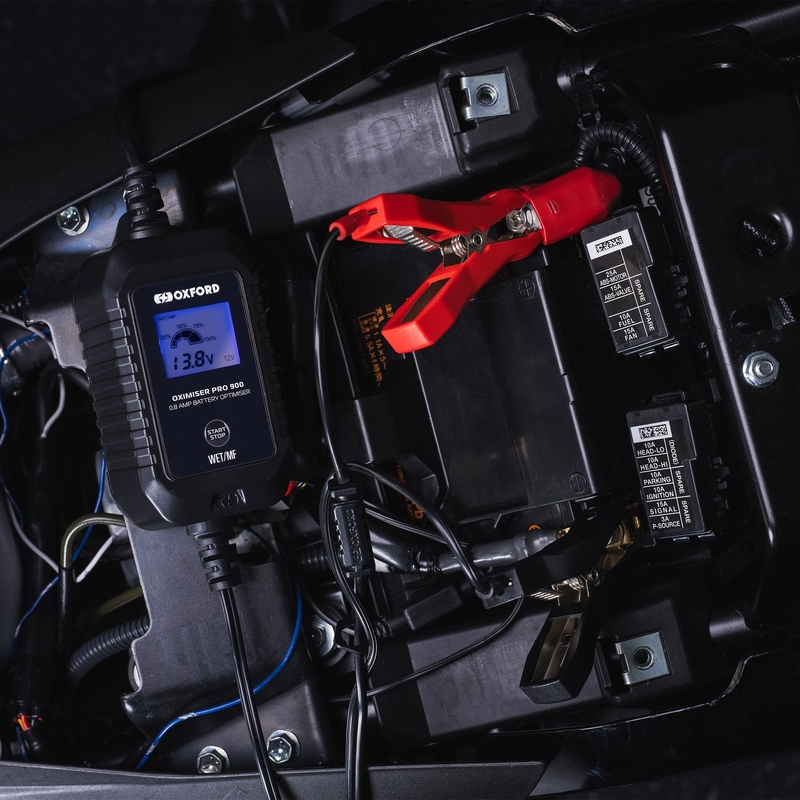 Batterijlader Oxford Oximiser Pro 900 0,8A, 6/12V, 3,5-20Ah