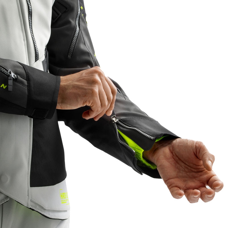 Rebelhorn Hardy 3.0 zwart-grijs-fluo gele motorjas