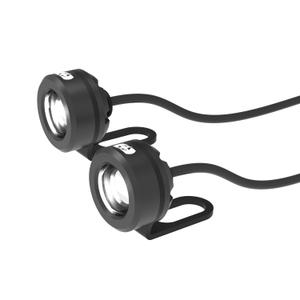 Extra verlichting Oxford Run lichtfrontset zwart