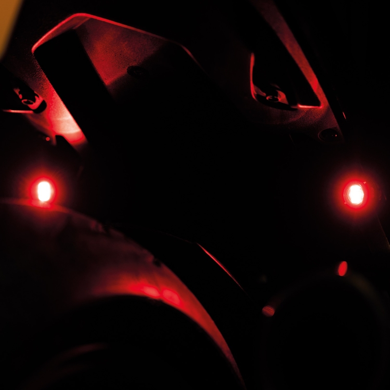 Extra verlichting Oxford Run light achterset zwart