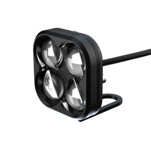Extra verlichting Oxford Cube lichtfrontset zwart