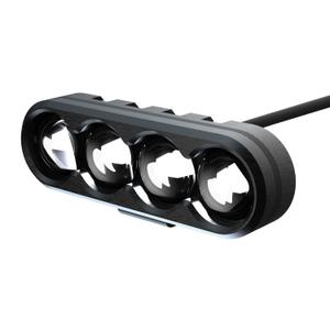 Extra verlichting Oxford Strip frontset zwart