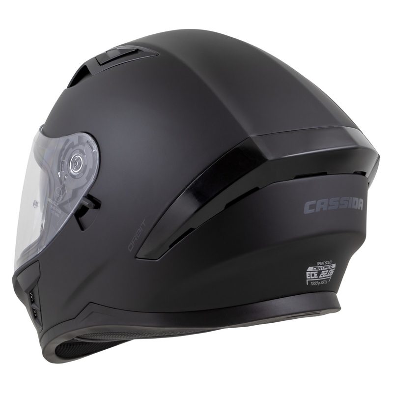 Cassida Orbit Solid integraalhelm mat zwart-zwart