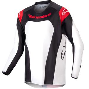 Alpinestars Racer Ocuri kindercrossshirt rood-wit-zwart