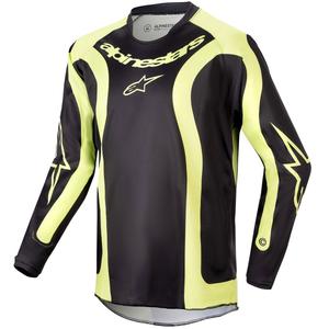 Alpinestars Racer Lurv Kids Motocross Jersey Zwart-Fluo Geel