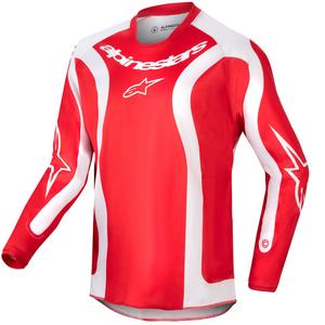 Kinder motorcross trui Alpinestars Racer Lurv 2024 rood en wit