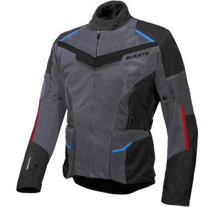 Seventy Degrees SD-JT70 Atacama motorjack grijs-blauw-rood