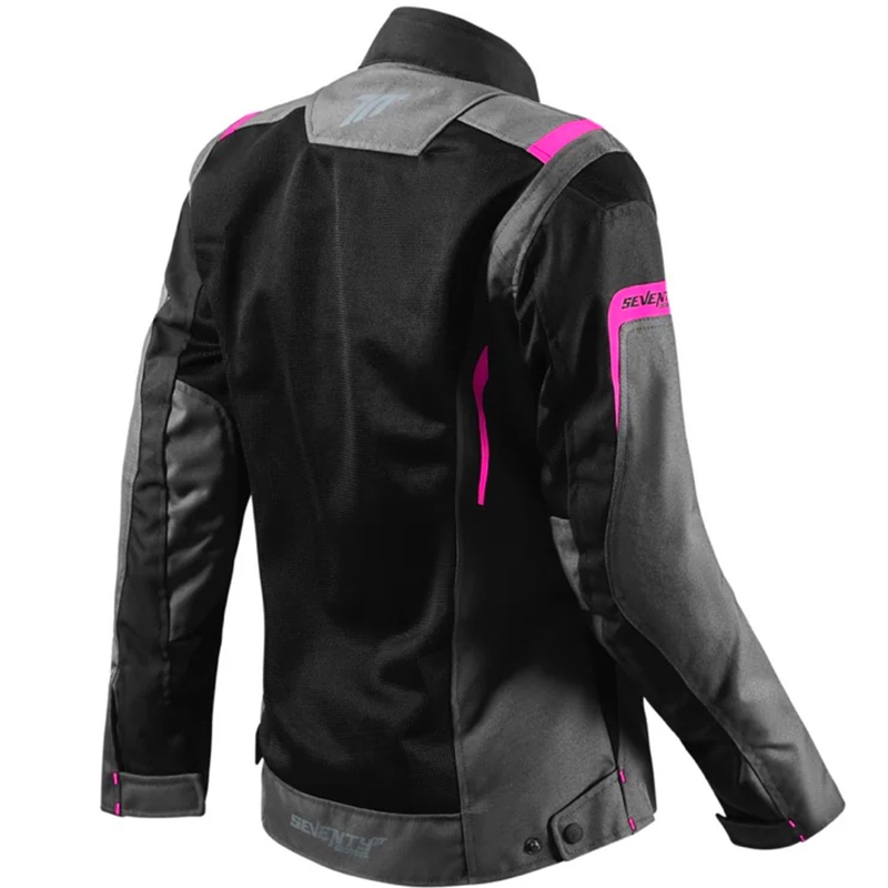 Dames motorjack Seventy Degrees SD-JT68 Sahara grijs-roze