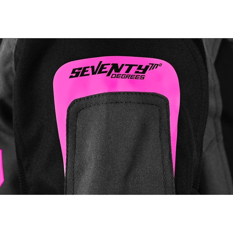 Dames motorjack Seventy Degrees SD-JT68 Sahara grijs-roze
