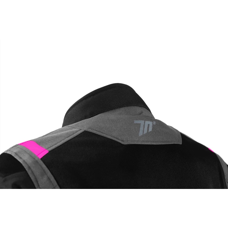 Dames motorjack Seventy Degrees SD-JT68 Sahara grijs-roze