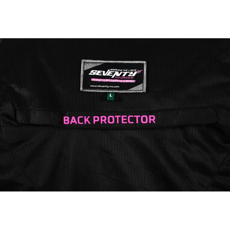 Dames motorjack Seventy Degrees SD-JT68 Sahara grijs-roze