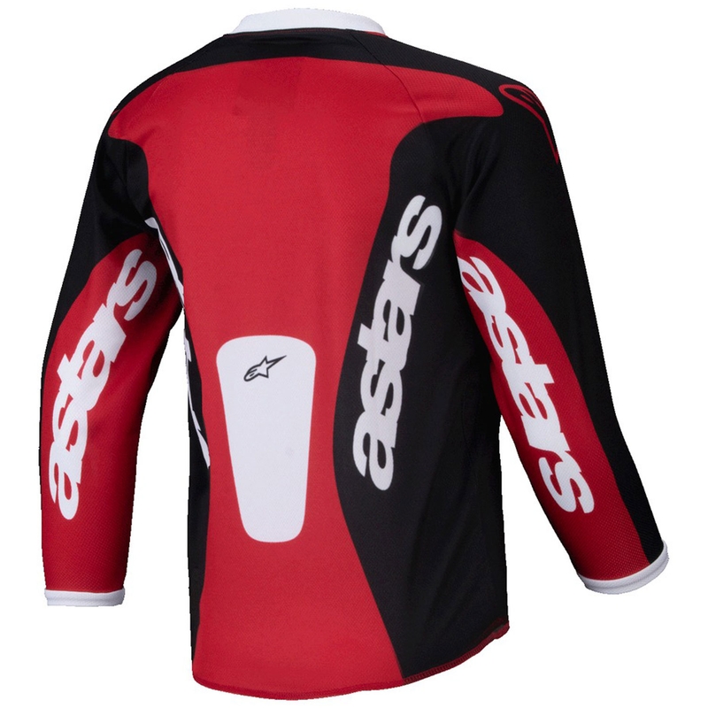 Alpinestars Racer Veil Kinder motorcross trui zwart met rood