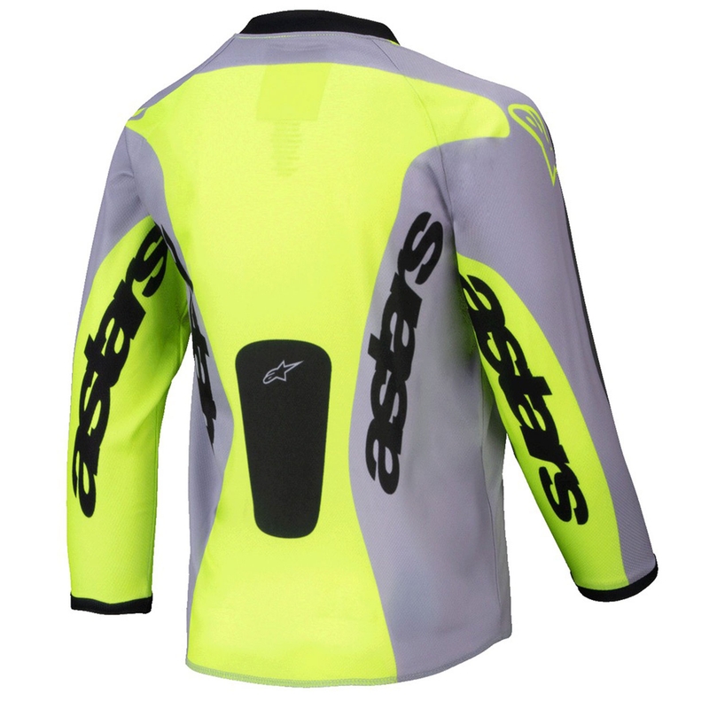 Alpinestars Racer Veil Kinder motocrosstrui grijs-fluo geel
