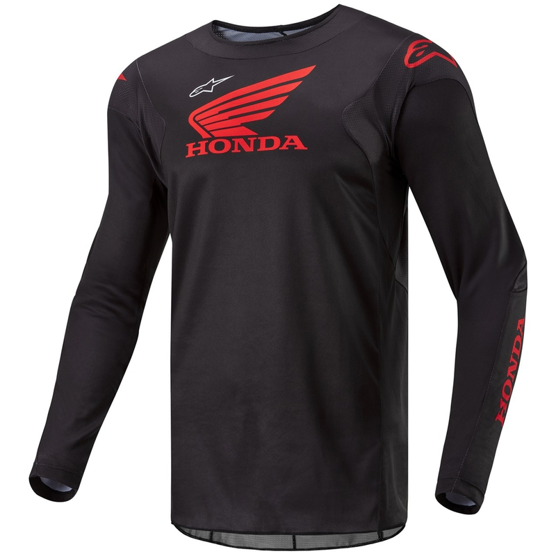 Alpinestars Racer Iconic Honda Collection Motocross Jersey Zwart-Rood