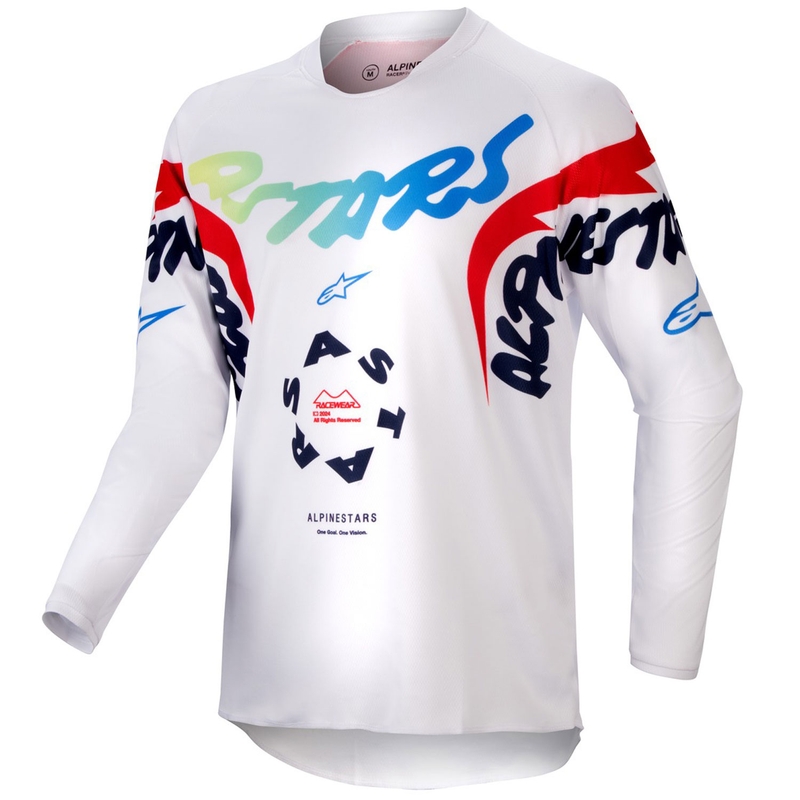 Alpinestars Racer Hana kindercrossshirt wit