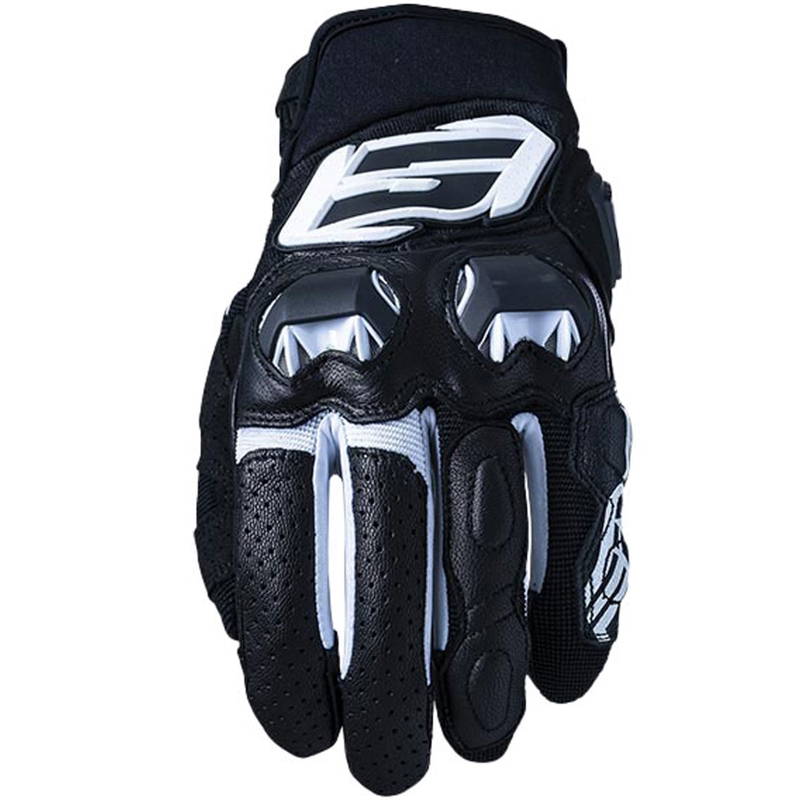 Motorhandschoenen FIVE SF3 zwart-wit uitverkoop