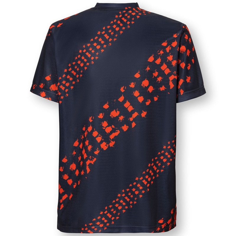 Motorcross trui KTM Red Bull oranje en blauw - korte mouw uitverkoop