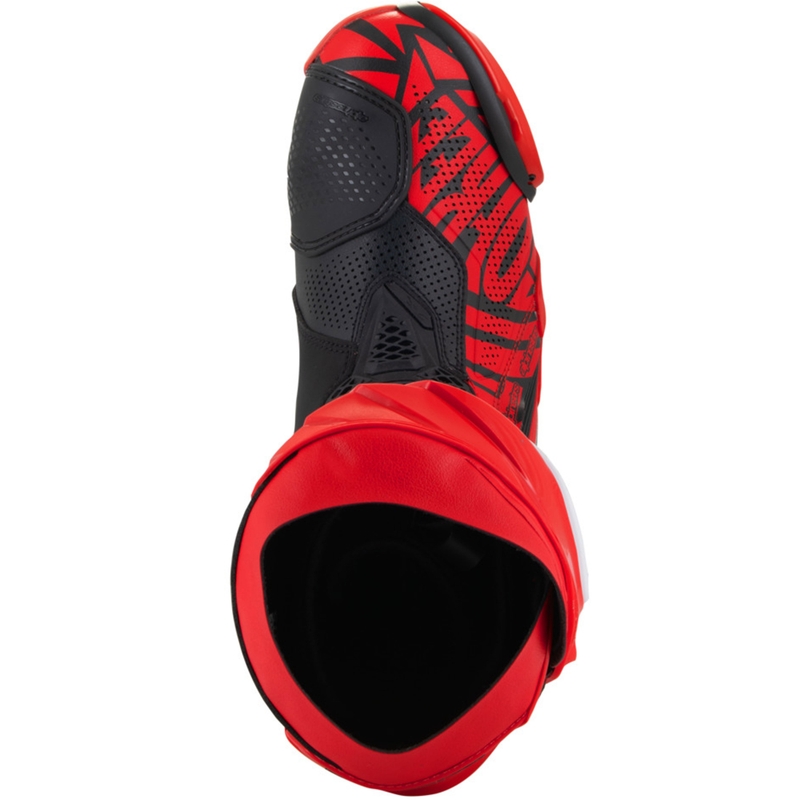 Alpinestars Supertech R Vented motorlaarzen limited edition Francesco Bagnaia rood-zwart
