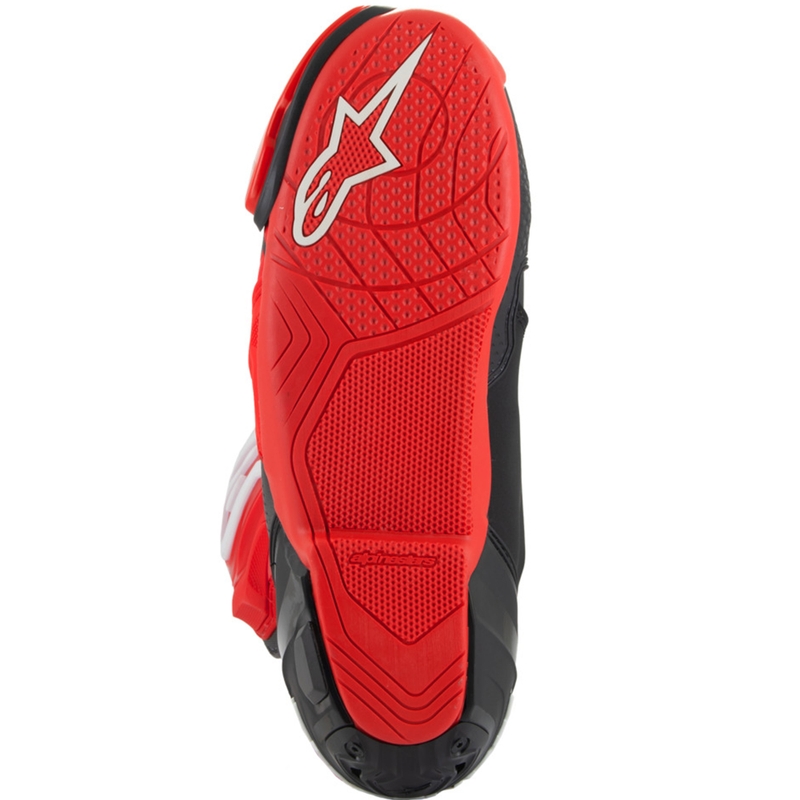 Alpinestars Supertech R Vented motorlaarzen limited edition Francesco Bagnaia rood-zwart