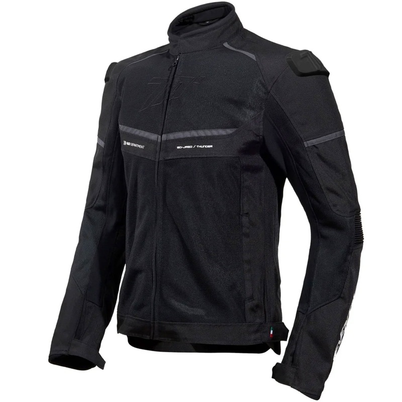 Motorjas Seventy Degrees SD-JR60 Thunder zwart-grijs-wit