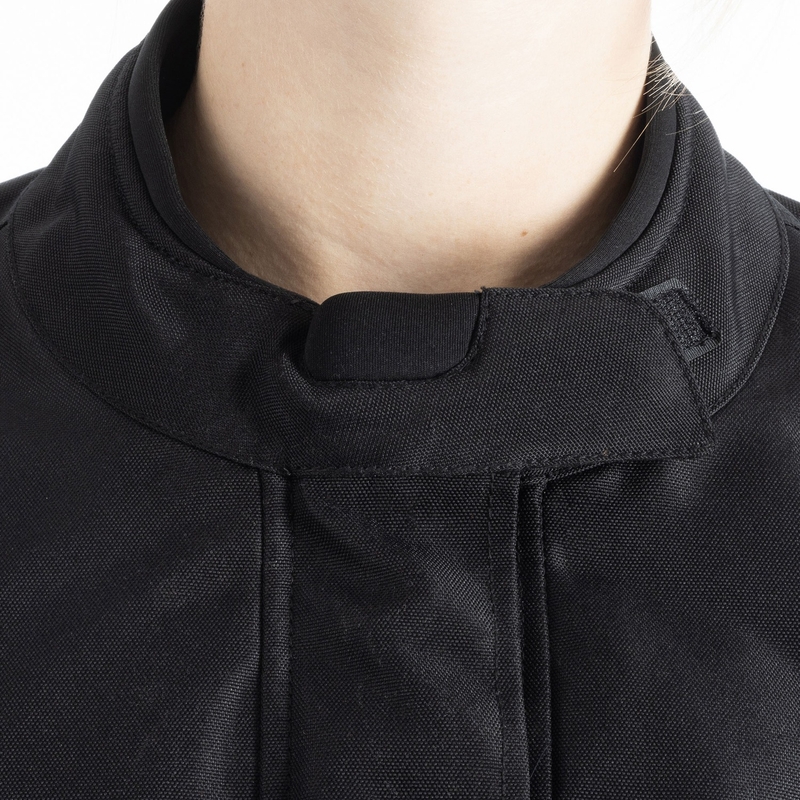 Oxford Spartan Long WP Dames Motorjack Zwart