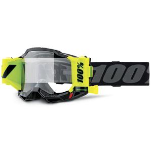 100% Forecast Accuri 2 crossbril zwart met helder plexiglas