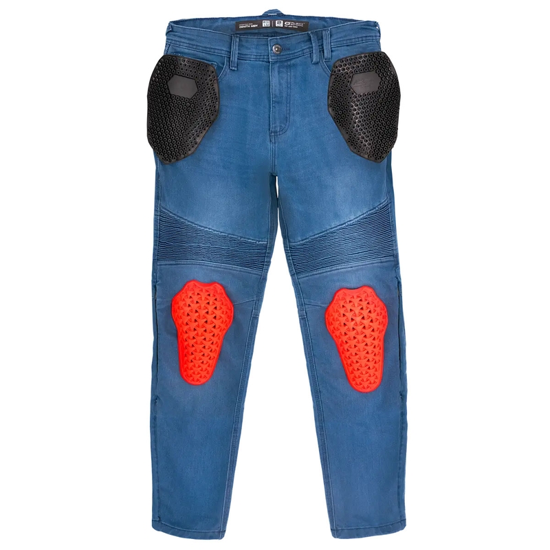 Shima Zenith blauwe motorjeans