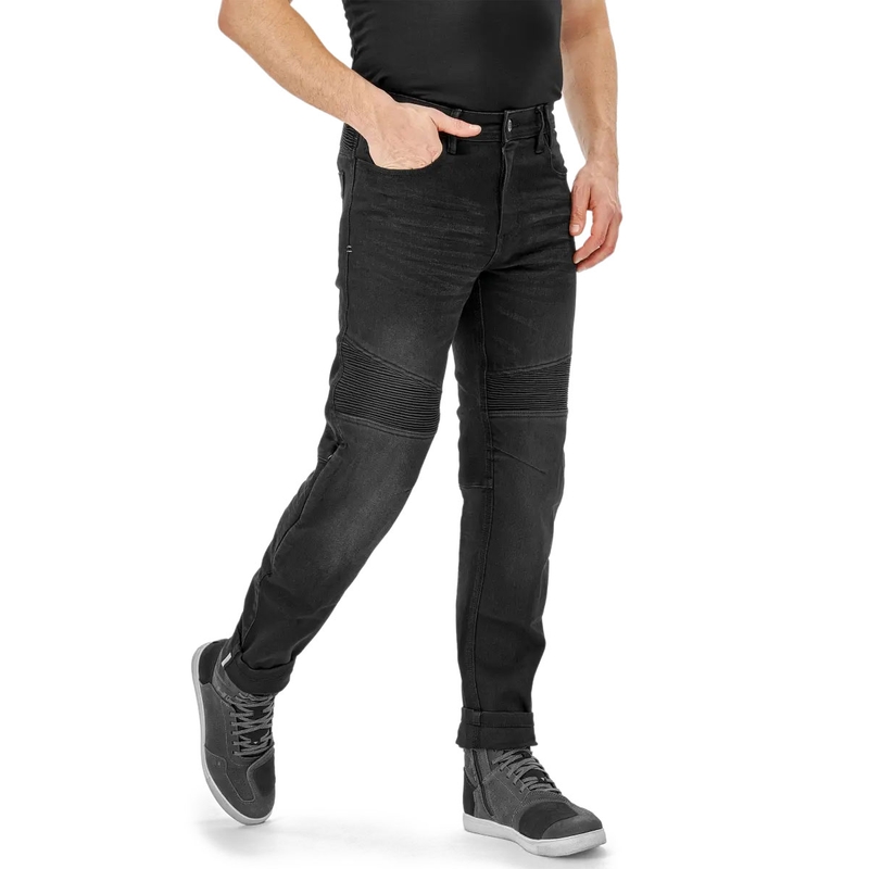 Verlengde motorbroek Shima Zenith zwart
