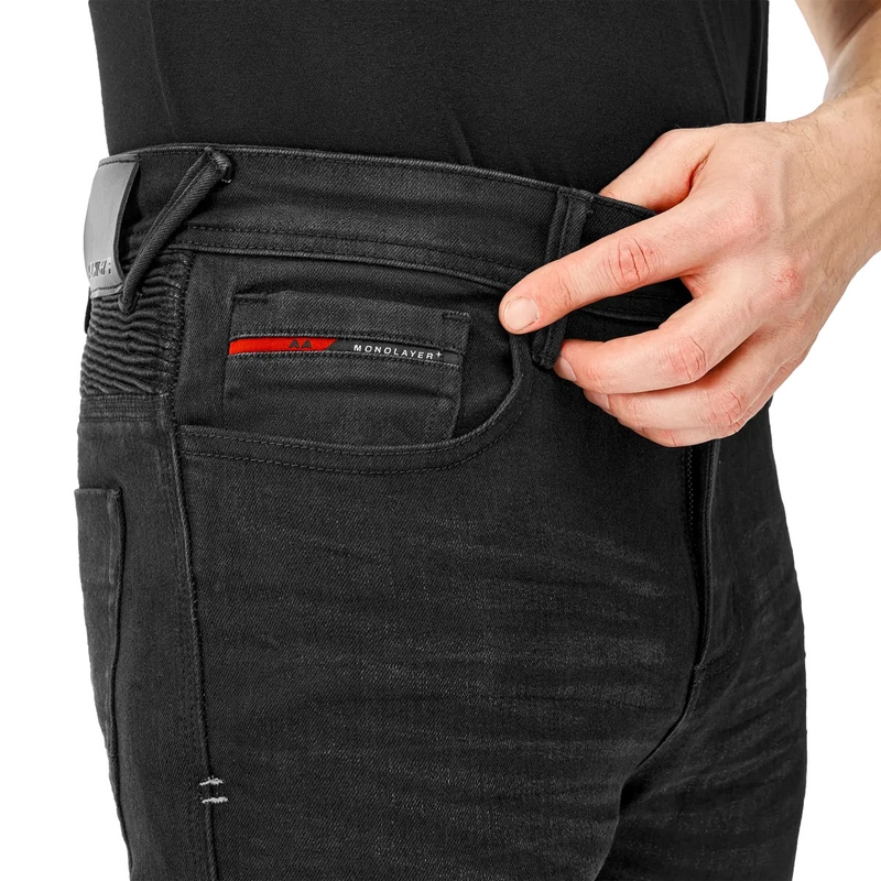 Verlengde motorbroek Shima Zenith zwart
